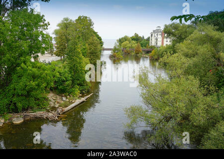 Marian und Stausee in Thornbury, Ontario, Kanada, Nordamerika Stockfoto