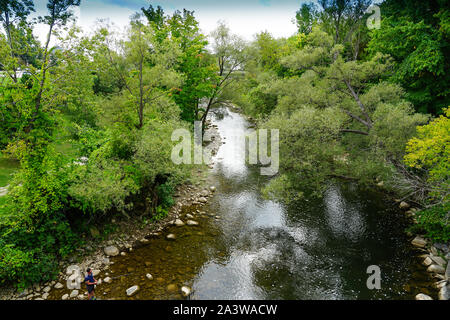Marian und Stausee in Thornbury, Ontario, Kanada, Nordamerika Stockfoto