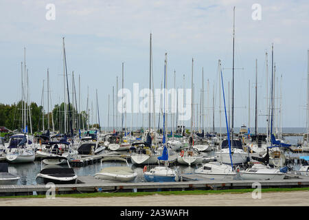 Marian und Stausee in Thornbury, Ontario, Kanada, Nordamerika Stockfoto