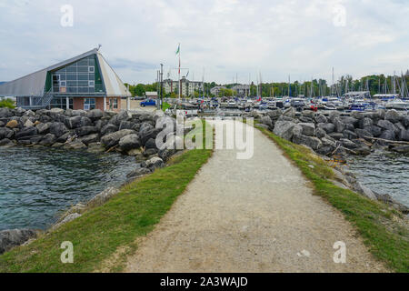Marian und Stausee in Thornbury, Ontario, Kanada, Nordamerika Stockfoto