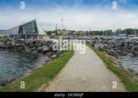 Marian und Stausee in Thornbury, Ontario, Kanada, Nordamerika Stockfoto