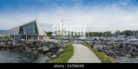 Marian und Stausee in Thornbury, Ontario, Kanada, Nordamerika Stockfoto