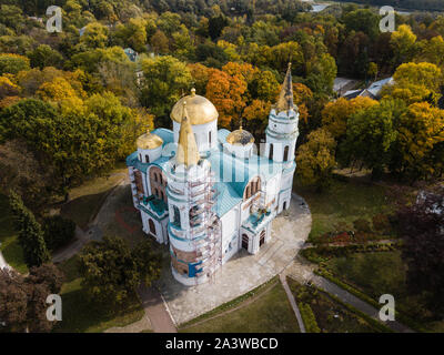 Luftaufnahme der Retter Verklärung Kathedrale von Tschernigow 1030 s die älteste Kirche in der Ukraine Stockfoto