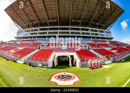 ANTWERPEN, Belgien. 10 Okt, 2019. Fußball, Freundschaftsspiel, Saison 2019-2020, Stadion Übersicht, während das Freundschaftsspiel FC Antwerpen - Vitesse, Kredit: Pro Schüsse/Alamy leben Nachrichten Stockfoto