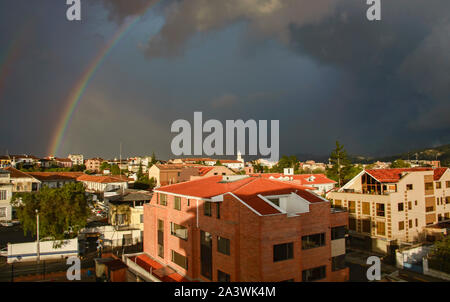 Schönen Regenbogen, Cuenca, Ecuador Stockfoto