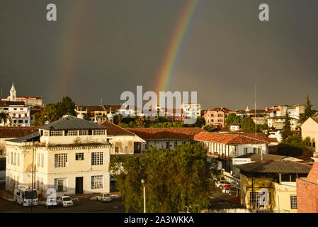Schönen Regenbogen, Cuenca, Ecuador Stockfoto