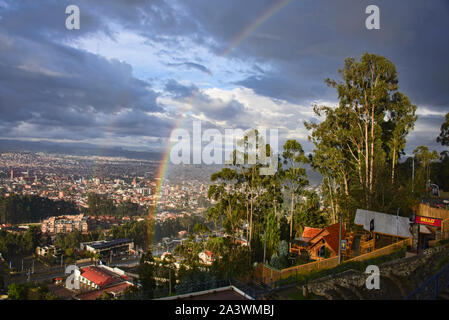 Schönen Regenbogen, Cuenca, Ecuador Stockfoto