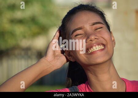 Diverse weibliche Lachen Stockfoto