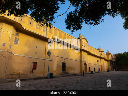 Rückseite der Hawa Mahal Palast von Wind, Rajasthan, Jaipur, Indien Stockfoto