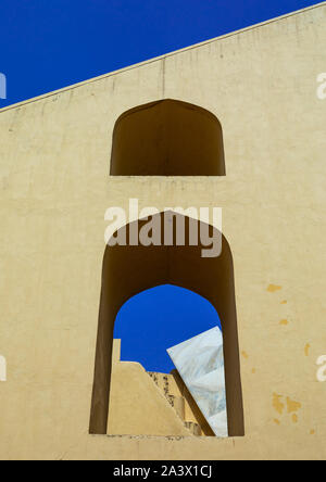 Jantar Mantar astronomischen Beobachtung, Rajasthan, Jaipur, Indien Stockfoto