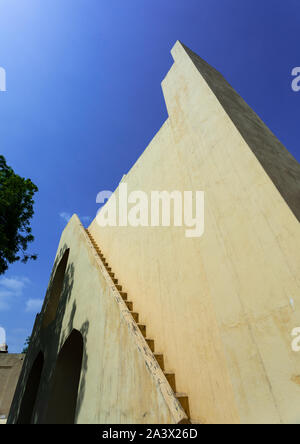 Jantar Mantar astronomischen Beobachtung, Rajasthan, Jaipur, Indien Stockfoto