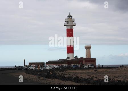 Leuchttürme des Toston, Fuerteventura, Spanien Stockfoto