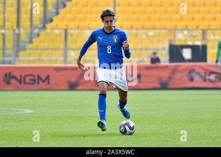 Parma, Italien, 10.10.2019, Andrea colpani Italien während des Turniers 8 Nazioni - Italien vs Inghilterra - italienische Fußballmannschaft - Credit: LPS/Alessio Tarpini/Alamy leben Nachrichten Stockfoto