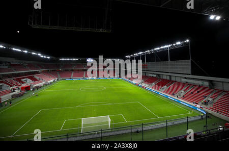 Allgemeine Ansicht der Pitch vor der UEFA Euro 2020 Qualifikation, Gruppe E Match an der Anton Malatinsky Stadium, Trnava. Stockfoto