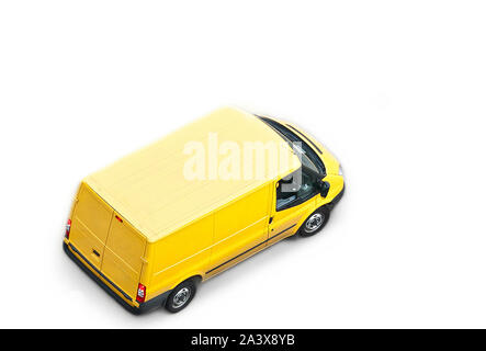 minivan Mini-Lieferwagen, isoliert Stockfoto