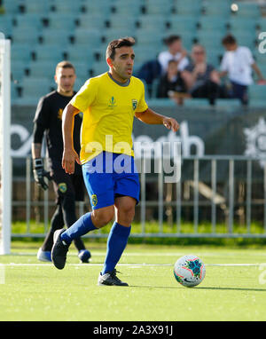 10. Oktober 2019; Langley Park, Perth, Western Australia, Australien; Welt Mini Football Federation World Cup Halbfinale; Ungarn gegen Brasilien, Pablo Da Silva aus Brasilien - Redaktionelle Verwendung Stockfoto