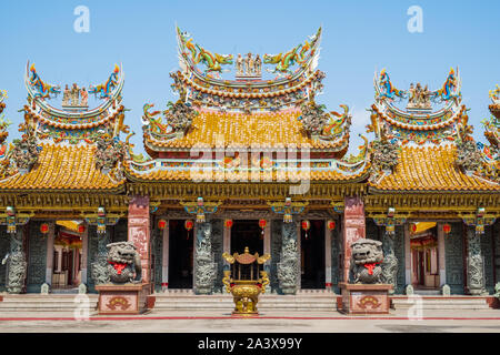 Chinesische Schrein und Tempel in Bangkok, Thailand, Sian Lor Tai Tian Kong Stockfoto
