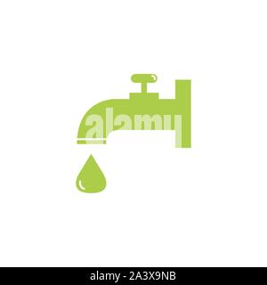 Wasser umweltfreundlich Fill style tippen Sie auf das Symbol Vektor illustration Design Stock Vektor