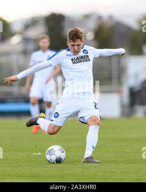 Colmar, Frankreich. 10 Okt, 2019. Janis Hanek (KSC) Single Action, ausgeschnitten. GES/Fußball/2. Bundesliga: SC Freiburg - Karlsruher SC, 10.10.2019 Fußball: 2. Bundesliga: SC Freiburg vs KSC, Karlsruhe, Oktober 10, 2019 | Verwendung der weltweiten Kredit: dpa/Alamy leben Nachrichten Stockfoto