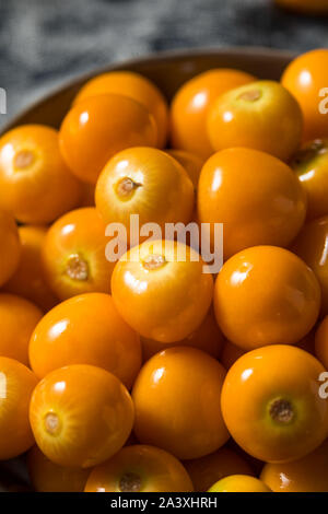 Raw orange organisch Gooseberrries bereit zu Essen Stockfoto