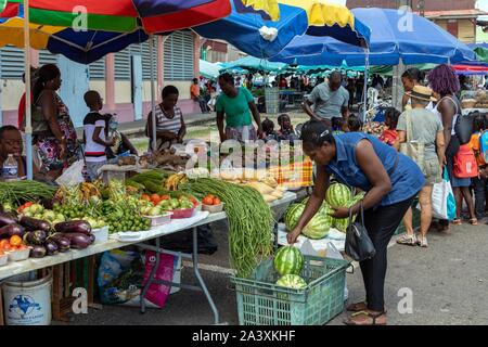 Markt IN SAINT-LAURENT-du-Maroni, Französisch-guayana, überseeische Departement, SÜDAMERIKA, Frankreich Stockfoto