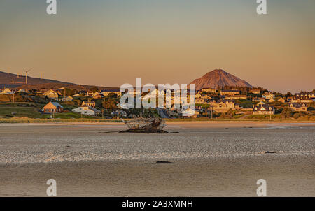 Schlechte Eddie, Cara Na Mara, Bun Beg Schiffbruch, wilden Atlantik, Gweedore, County Donegal, Irland Stockfoto