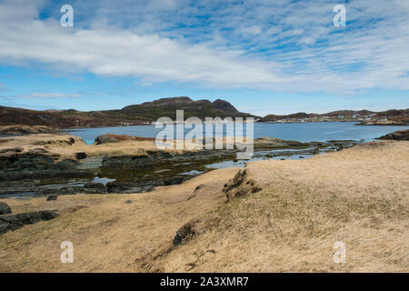 Landschaft bei Gans Cove, Neufundland auf dem Great Northern Halbinsel Stockfoto