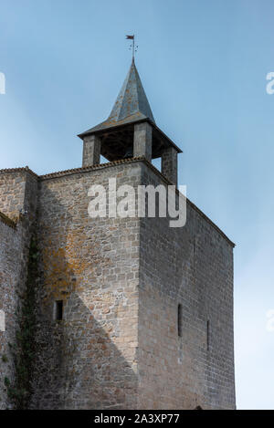 Porte de l'Horloge Eingang zu den mittelalterlichen Teil von Parthenay Stockfoto