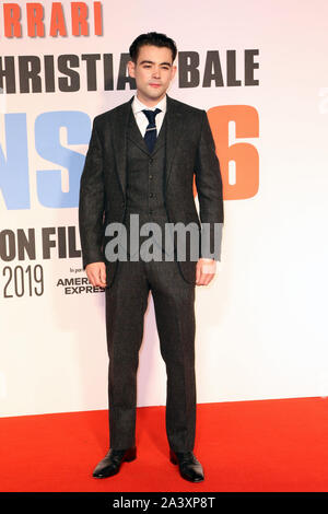 Jack McMullen, Le Mans 66 Premiere, BFI London Film Festival, Leicester Square, London, UK, 10. Oktober 2019, Foto von Richard Goldschmidt Stockfoto