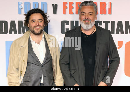 John-Henry Butterworth und Jez Butterworth, Le Mans 66 Premiere, BFI London Film Festival, Leicester Square, London, UK, 10. Oktober 2019, Foto von Ric Stockfoto