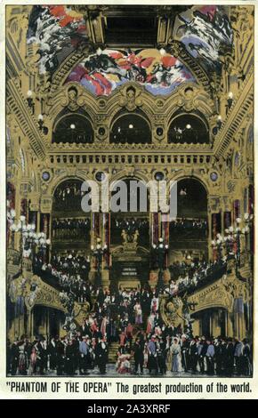 LON CHANEY, Norman Kerry, Mary Philbin in DAS PHANTOM DER OPER 1925 Direktor Rupert Julian Roman Gaston Leroux Silent film Universal Pictures Stockfoto