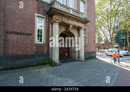 Das Amtsgericht Wesel Stockfoto