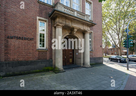 Das Amtsgericht Wesel Stockfoto