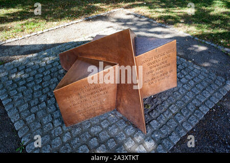 Denkmal am Willibrordiplatz zum Gedenken an die verfolgten und ermordeten Juden in Wesel Stockfoto