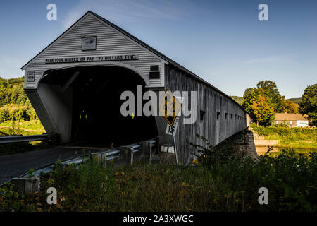 Cornwall - Windsor Covered Bridge Cornish, New Hampshire, USA Stockfoto