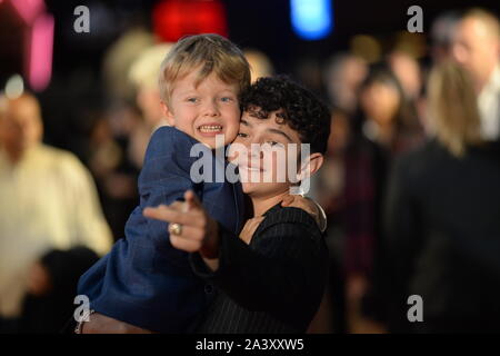 Noah Jupe kommt mit Freunden für Le Mans 66 Premiere Stockfoto