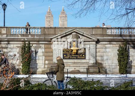 JOHN MITCHEL PURROY (1879-1918) Memorial, OBERBÜRGERMEISTER DER STADT VON 1914 BIS 1918, Manhattan, New York, United States, USA Stockfoto