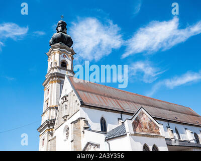 Kirche Deggendorf Deutschland Stockfoto