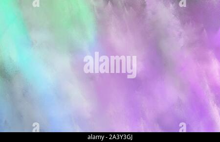 Feinen Pinsel gemalten Hintergrund mit hellen, pastellfarbenen Violett, Pulver blau und lila Farbe und Raum für Text oder Bild Stockfoto
