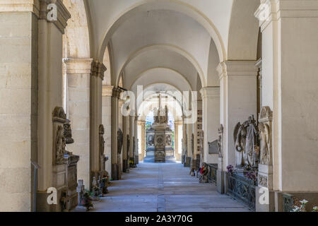 Die monumentale Friedhof von Staglieno (Cimitero monumentale di Staglieno in Genua (Genova), Ligurien, Italien Stockfoto