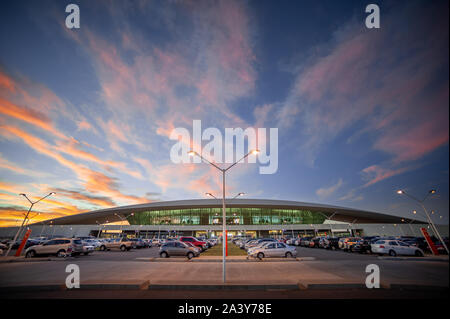 Internationalen Flughafen Montevideo Carrasco und Parken Stockfoto