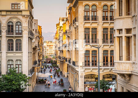 El Moutran Street, Downtown, Beirut, Libanon Stockfoto