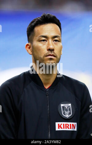 Saitama Stadion 2002, Saitama, Japan. 10 Okt, 2019. Maya Yoshida (JPN), 10. Oktober 2019 - Fußball: FIFA Fußball-Weltmeisterschaft Katar 2022 asiatische nähere Bestimmung zweite Runde Gruppe F Match zwischen Japan 6-0 der Mongolei in Saitama Stadion 2002, Saitama, Japan. Credit: Naoki Morita/LBA SPORT/Alamy leben Nachrichten Stockfoto