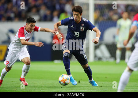 Saitama Stadion 2002, Saitama, Japan. 10 Sep, 2019. Hiroki Sakai (JPN), 10. SEPTEMBER 2019 - Fußball: FIFA Fußball-Weltmeisterschaft Katar 2022 asiatische nähere Bestimmung zweite Runde Gruppe F Match zwischen Japan 6-0 der Mongolei in Saitama Stadion 2002, Saitama, Japan. Credit: YUTAKA/LBA SPORT/Alamy leben Nachrichten Stockfoto