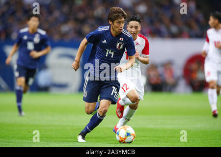 Saitama Stadion 2002, Saitama, Japan. 10 Sep, 2019. Junya Ito (JPN), 10. SEPTEMBER 2019 - Fußball: FIFA Fußball-Weltmeisterschaft Katar 2022 asiatische nähere Bestimmung zweite Runde Gruppe F Match zwischen Japan 6-0 der Mongolei in Saitama Stadion 2002, Saitama, Japan. Credit: YUTAKA/LBA SPORT/Alamy leben Nachrichten Stockfoto