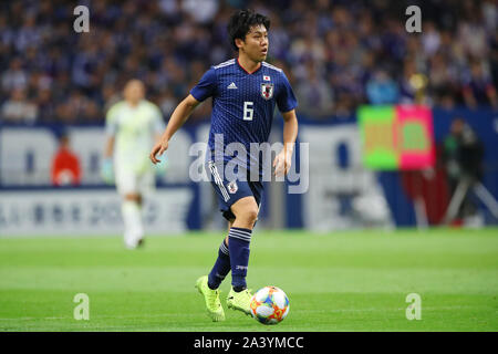 Saitama Stadion 2002, Saitama, Japan. 10 Sep, 2019. Wataru Endo (JPN), 10. SEPTEMBER 2019 - Fußball: FIFA Fußball-Weltmeisterschaft Katar 2022 asiatische nähere Bestimmung zweite Runde Gruppe F Match zwischen Japan 6-0 der Mongolei in Saitama Stadion 2002, Saitama, Japan. Credit: YUTAKA/LBA SPORT/Alamy leben Nachrichten Stockfoto