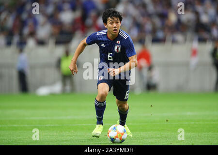 Saitama Stadion 2002, Saitama, Japan. 10 Sep, 2019. Wataru Endo (JPN), 10. SEPTEMBER 2019 - Fußball: FIFA Fußball-Weltmeisterschaft Katar 2022 asiatische nähere Bestimmung zweite Runde Gruppe F Match zwischen Japan 6-0 der Mongolei in Saitama Stadion 2002, Saitama, Japan. Credit: YUTAKA/LBA SPORT/Alamy leben Nachrichten Stockfoto