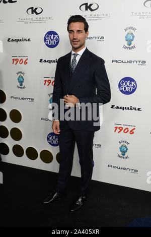 Madrid, Spanien. 10 Okt, 2019. Fotoshooting für Esquire Männer des Jahres 2019 Awards in Madrid am Donnerstag, dem 10. Oktober 2019. Credit: CORDON PRESSE/Alamy leben Nachrichten Stockfoto