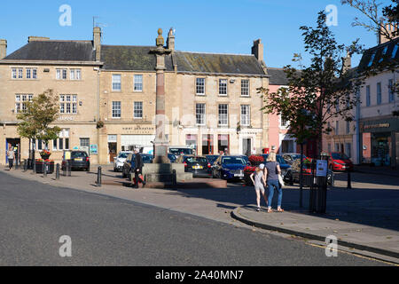 Die historischen Grenzen Stadt Duns, Berwickshire, im südlichen Schottland, Großbritannien Stockfoto