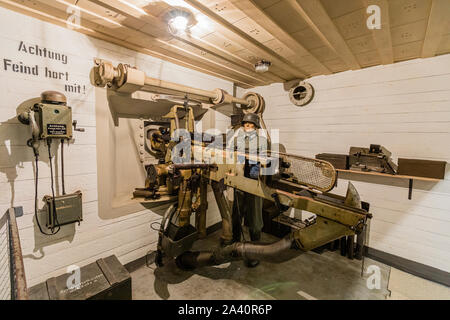 Die deutsche Besatzung museum in Guernsey Stockfoto